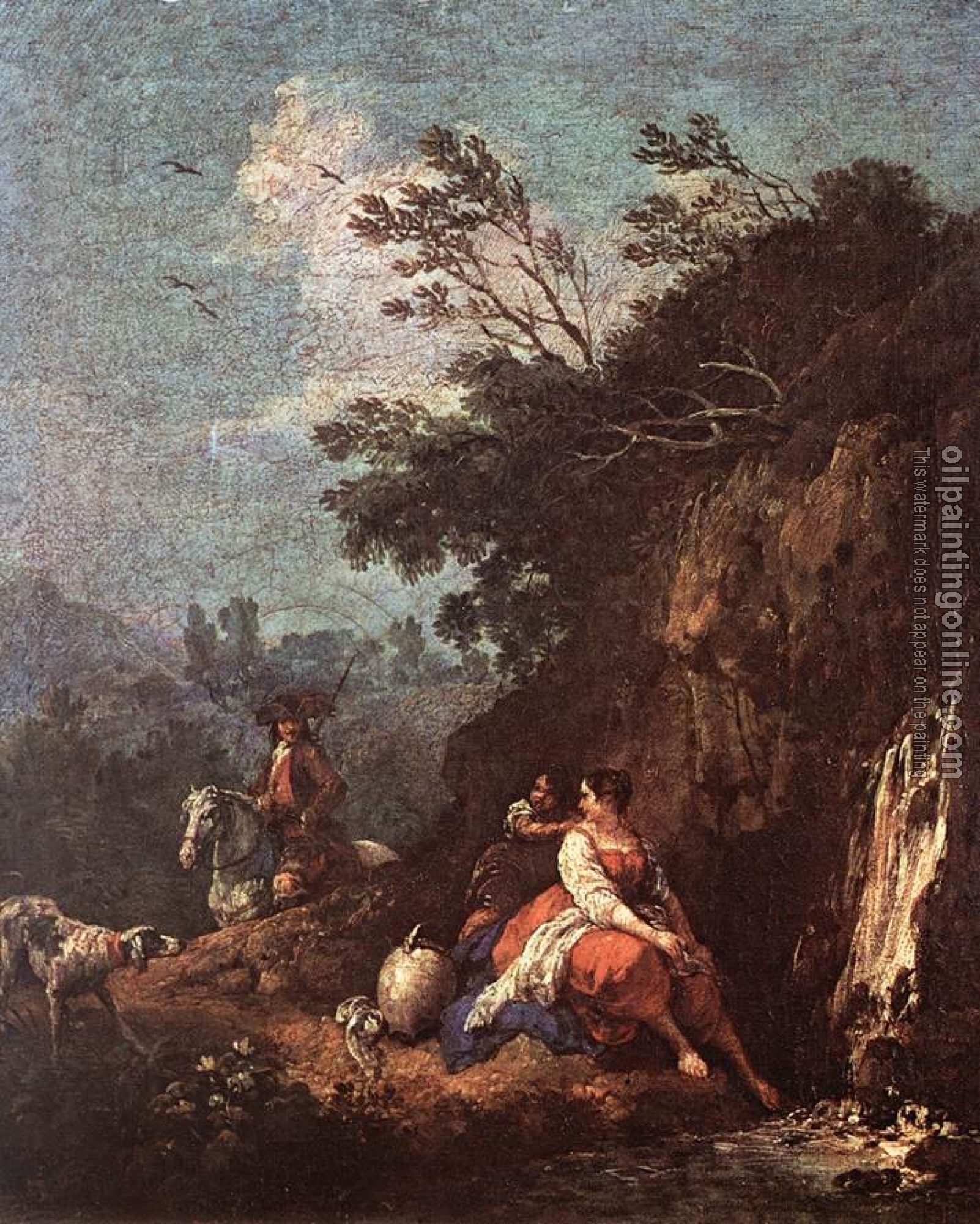 Zuccarelli, Francesco - Landscape with a Rider